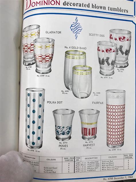 60 vintage libbey drinking glass designs from the 60s – Artofit