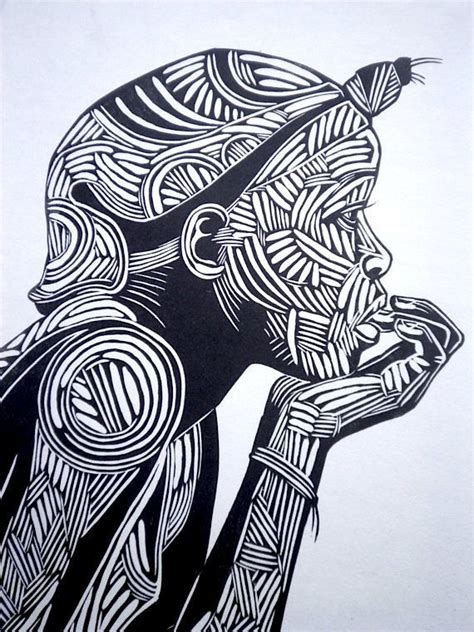 illustration art black and white