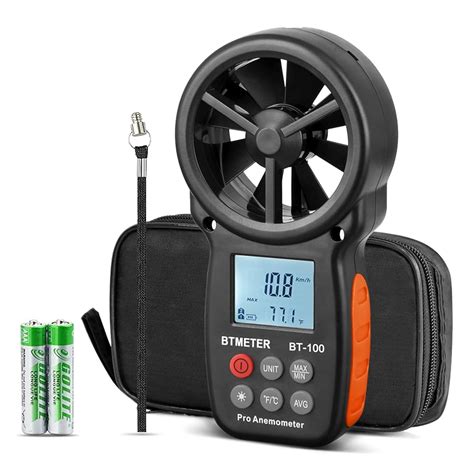 BTMETER BT-100 Handheld Anemometer, Digital Wind India | Ubuy