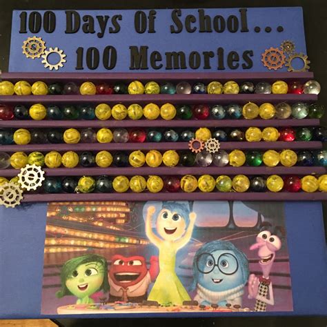 Inside Out 100 days of school project idea. Love how this turned ...