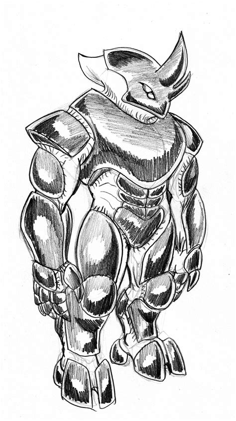 Alien Armor Drawing 的图像结果