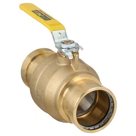 MILWAUKEE VALVE, 2 1/2 in, Brass, Manual Two-Way Ball Valve - 36N863|BA ...