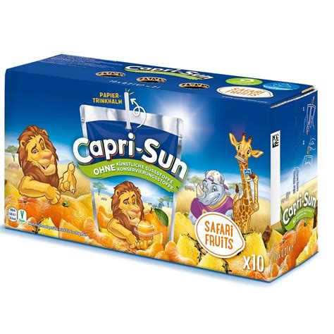 Capri Sun Multivitamin Safari Fruits Capri Sun Orange Fruit Juice - Buy ...