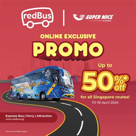 12-18 Apr 2024: RedBus - Online Exclusive Promo - SG.EverydayOnSales.com