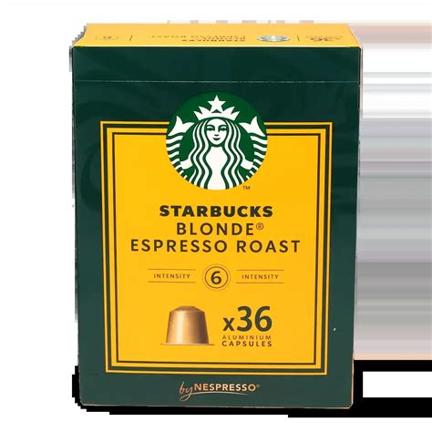 Starbucks | Blonde Espresso Roast - 36 pods Starbucks® by Nespresso®