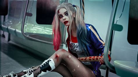 Harley Quinn Cosplay Art Wallpaper,HD Superheroes Wallpapers,4k ...
