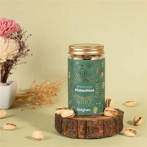 Buy Premium Pistachio Nuts Jar 80 g - Fresh Delight | The Zappy Box