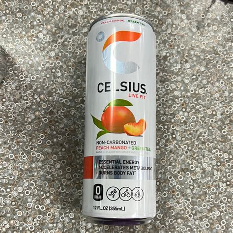 Celsius Non-Carbonated Peach Mango + Green Tea 12 fl oz