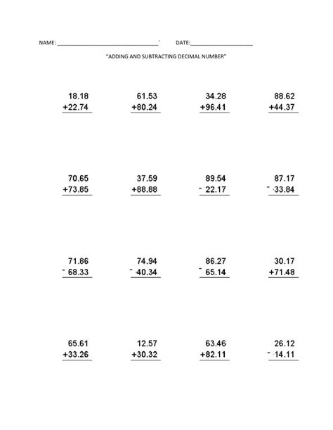Image result for 5th Grade Math Subtraction Worksheets