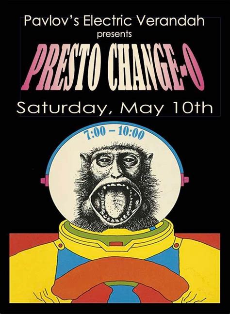 Presto Change-o at Pavlovs, CBTG's, St. John's, 10 May 2025 | AllEvents