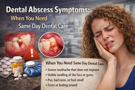 Dental Abscess Symptoms: When You Need Same Day Dental Care
