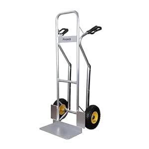 PROXA 200KG Hand Truck Aluminium with Pneumatic Wheels, Hand Grip with ...