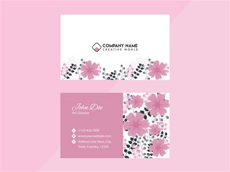 White Business Card Design 的图像结果