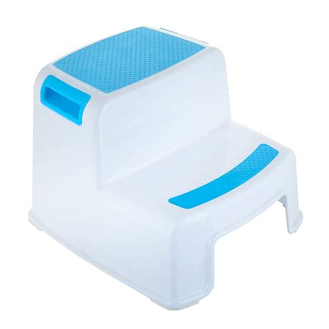 Dravizon 2 Step Stool Sturdy Plastic Step Stool for Kids Sink Use ...