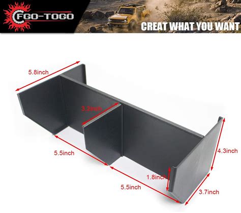 Buy Fgo-togo Glove Box Organizer Dividers Compartment for Ford Bronco ...