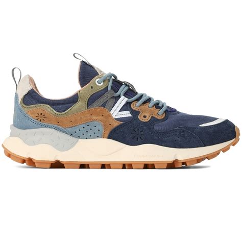 Flower Mountain Yamano 3 Suede/Canvas - Blue 17816-3C08