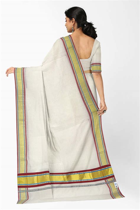 Pure Cotton Kerala Saree| Kerala Traditional Dress – Keraloom