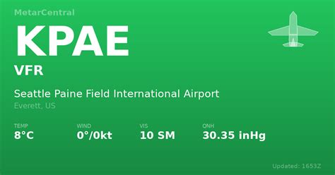 KPAE Weather | IFR - Seattle Paine Field International Airport | METAR ...