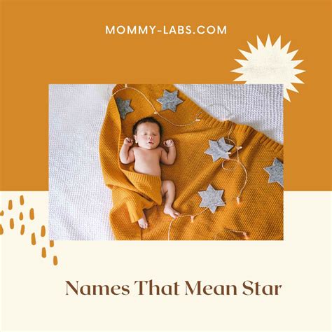Names That Mean Star Or Sun at Aaron Edwards blog