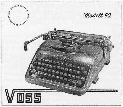 Voss Schreibmaschinen, Wuppertal, Germany