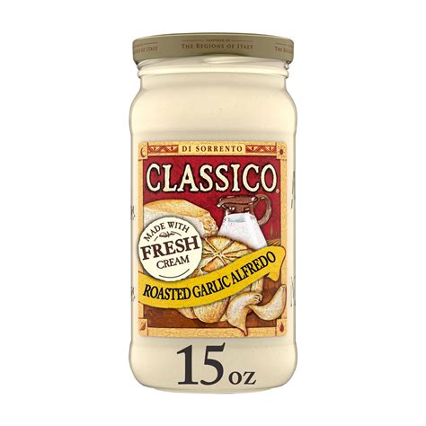 Classico Roasted Garlic Alfredo Pasta Sauce (Pack of 16) - Walmart.com