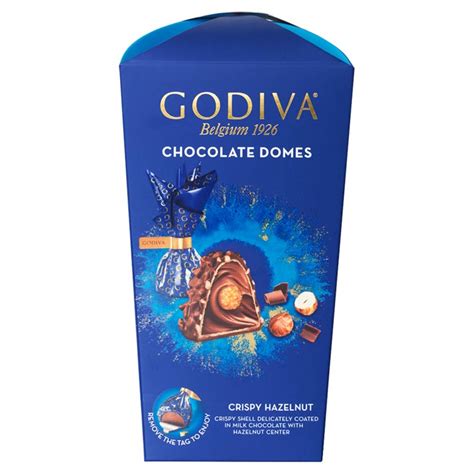 Godiva Chocolate Domes Crispy Hazelnut Milk Chocolate with Hazelnut ...