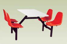 玻璃钢食堂餐桌椅(T0534)-产品展示-款式多-可定制-京泰科达家具