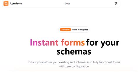 AutoForm Tutorial 的图像结果