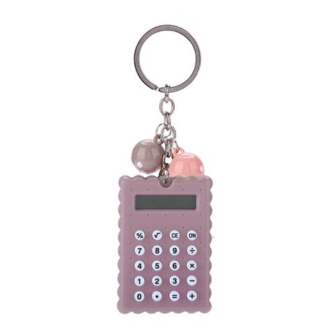 Wendry Mini Calculator, Keychain Design Calculator Portable Cute ...