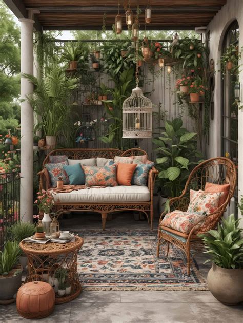 Free-Spirited Gardens: 20 Boho Chic Decor Ideas for Your Backyard ...