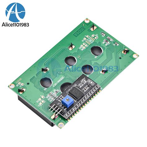 Blue/Yellow IIC/I2C/TWI/SP I Interface1602 2004 | Ubuy India