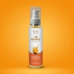 GG ORGANIC Tan Removal Orange Face Wash – Purifying & Skin Brightening ...