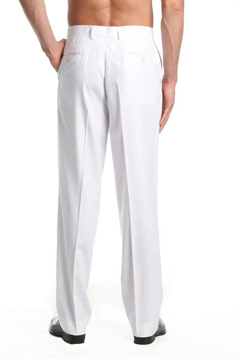Mens White Dress Pants Cotton at Zoe Nixon-smith blog