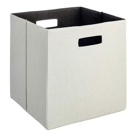 Real Simple Grey Modular Storage Cube 13in | At Home