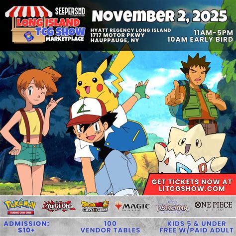 Long Island TCG Show Marketplace - Nov 2 2025 - Eventeny