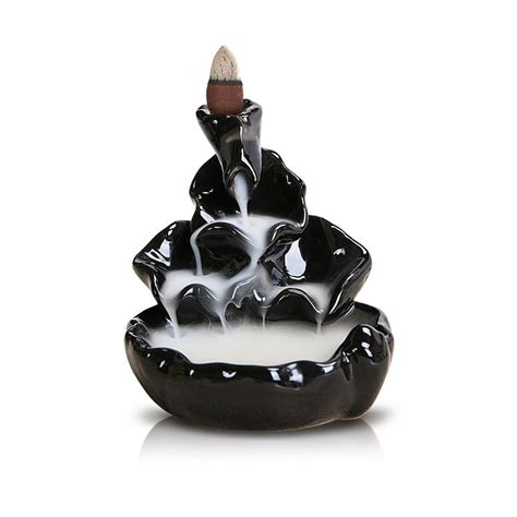 Waterfall Backflow Incense Burner By Amogha - Incense Cone Holder