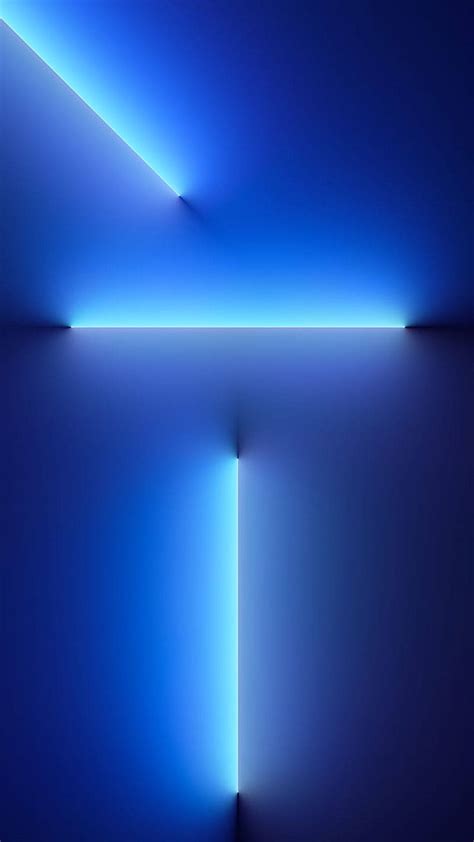 Download Dark Blue Neon Lights Iphone Wallpaper | Wallpapers.com