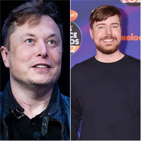 Business Magnates and Buddies Elon Musk and MrBeast Draw Contrasting ...