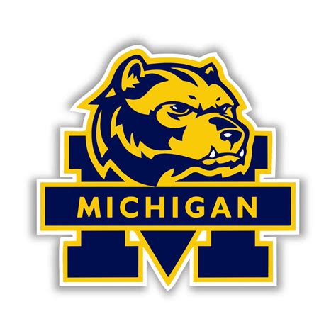 Michigan Wolverines Full Color Vinyl Decal – Custom Size – Biggest ...
