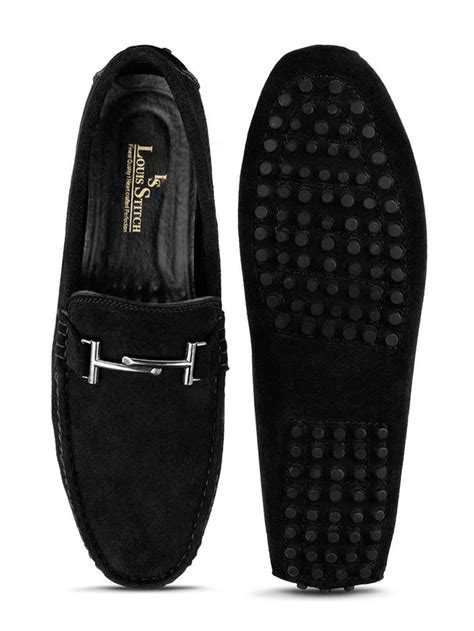 Buy Handmade Italian Suede Leather Penny Loafers - Louis Stitch