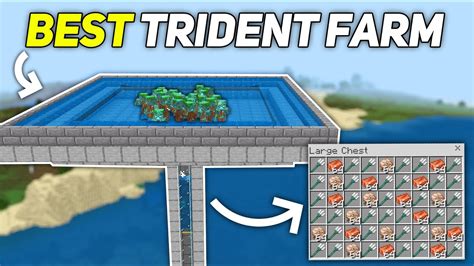 Image result for Minecraft Trident Farm Tutorial without Portal