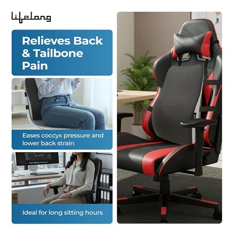 Lifelong Back Support Cushion for Office Chair & Car – Lifelong Online