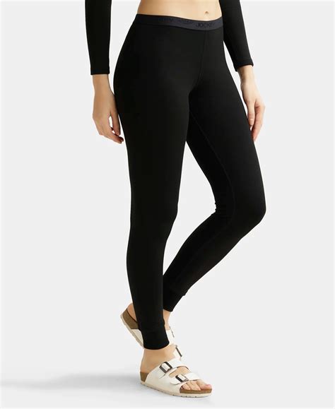 Buy Soft Touch Microfiber Elastane Stretch Leggings with StayWarm ...