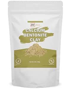 mGanna Calcium Bentonite Clay Powder (Food Grade) 908g / 2lbs for Body ...