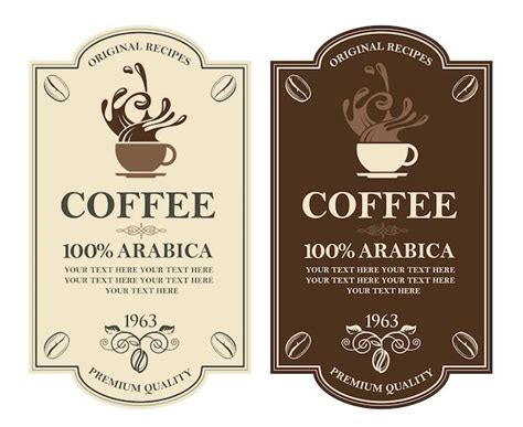 Image result for Coffee Labels