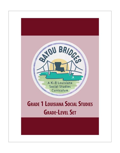 Louisiana Bayou Bridges – Grade 1 Grade-Level Set – Core Knowledge ...