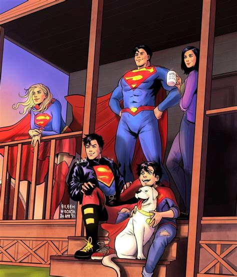 [Artwork] " Superman's Family" by @leendraws : r/DCcomics