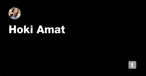 Hoki Amat — Teletype