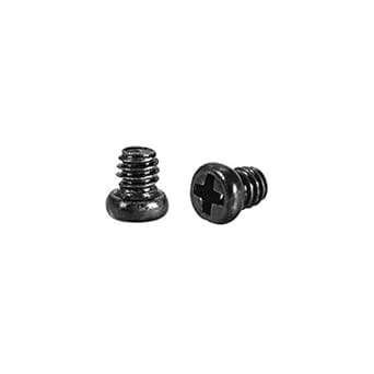 uxcell M2x2mm Phillips Screw Fastener Black for Laptop PC TV Fan Audio ...