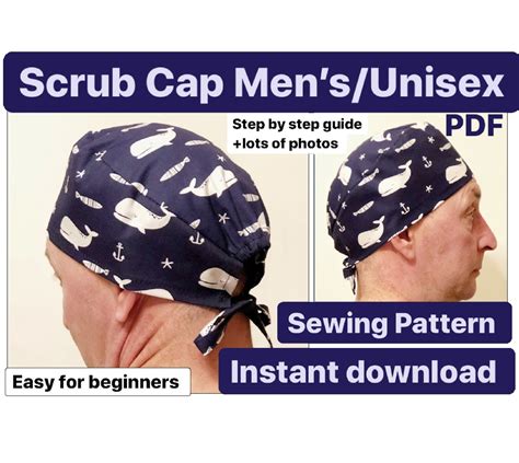 Image result for Easy Scrub Cap Pattern